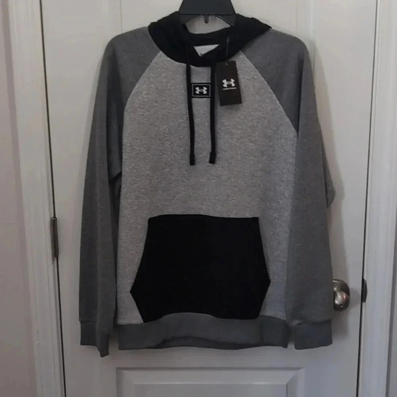 Under Armour Rival Fleece Colorblock Hoodie Mens - Picture 2 of 6